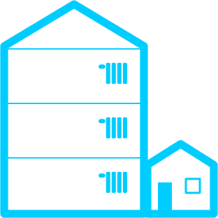 Riscaldamento casa risparmio energetico in condominio Configurazione A